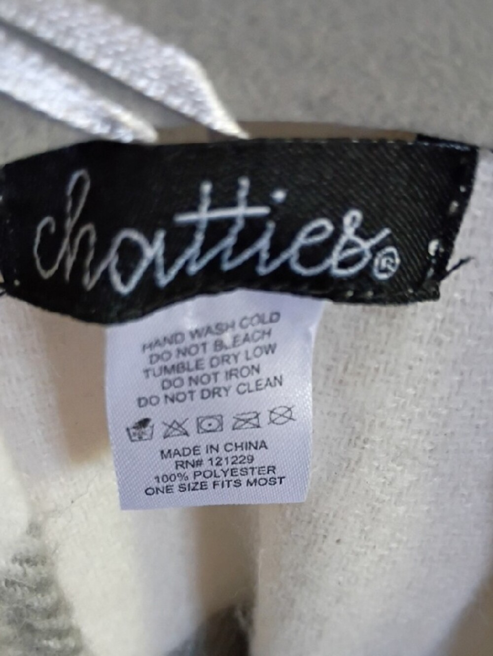 chatties Gray, Cream & Pink Plaid Open Front Cape - Picture 2 of 5